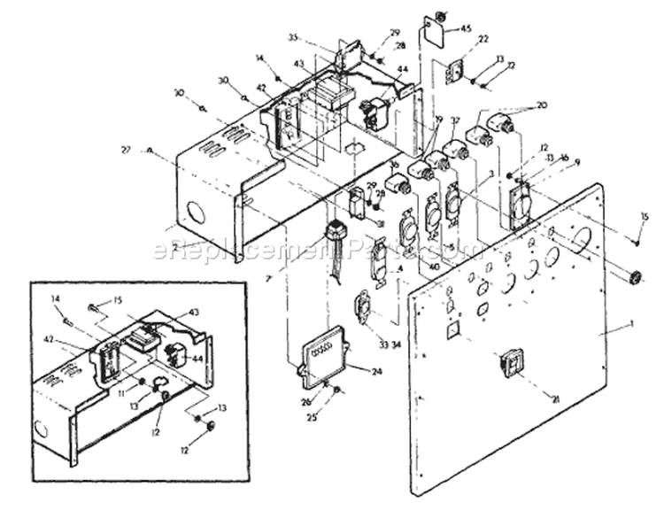 Page A Diagram and Parts List for 9100-2  Briggs and Stratton Generator